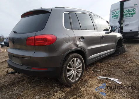 2013 Volkswagen Tiguan Se from USA, damaged, VIN WVGAV3AX0DW624219